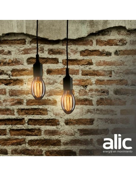 LAMPARA ANTIQUE FILAMENTO BT54 24W LUZ CALIDA