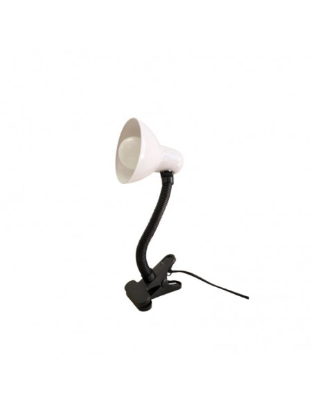 VELADOR C/PINZA C/FLEXIBLE E27 BL/NG