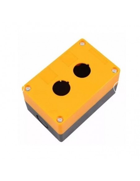 CAJA PVC 2 ORIF.22MM (67X104X50)