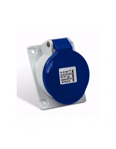BASE IND.STECK EMB.HEMBRA  32A IP44 3P+N+T AZU