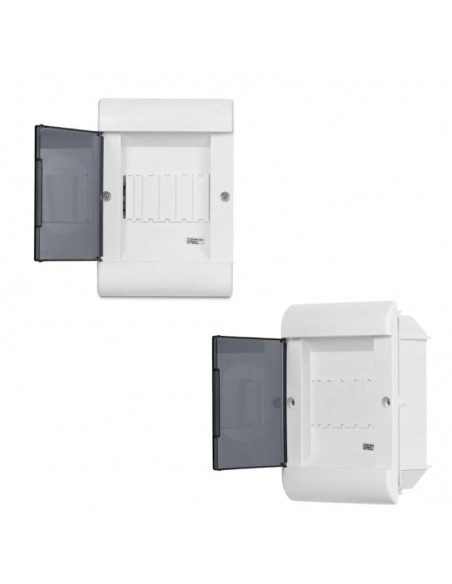 CAJA EMBUTIR STECK CON PUERTA 1/5 MOD