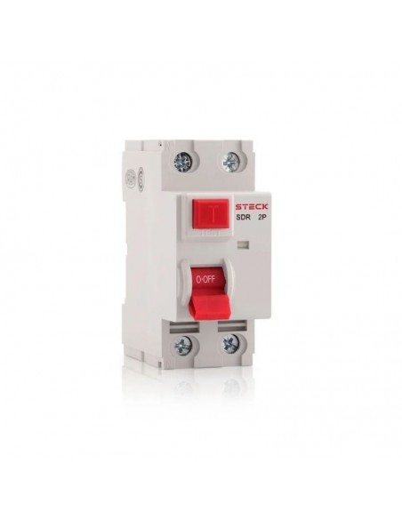 INTERRUPTOR DIFERENCIAL DISYUNTOR STECK 2X 25A 30 MA