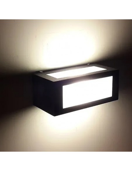 APLIQUE TRIDIRECCIONAL RECTANG 2203 1 LUZ E27 BLANCO