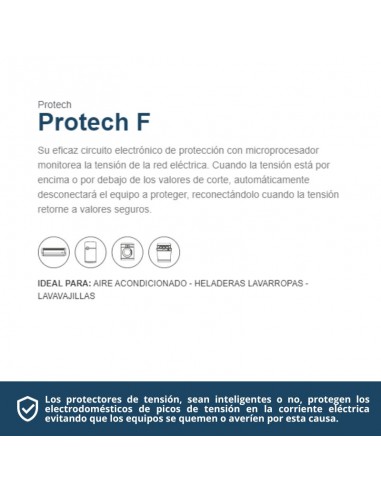PROTECTOR TENSION ENCHUFABLE PROTECH F 2100W...