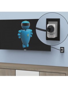 PROTECTOR TENSION ENCHUFABLE PROTECH E 2100W 10A TRV 2