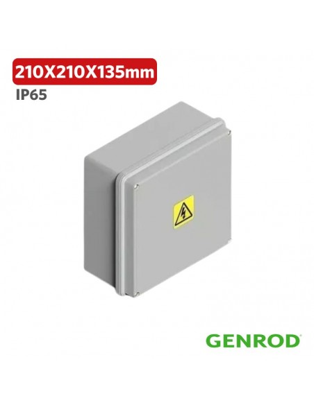 CAJA PASO PVC GENROD 210X210X135 IP65