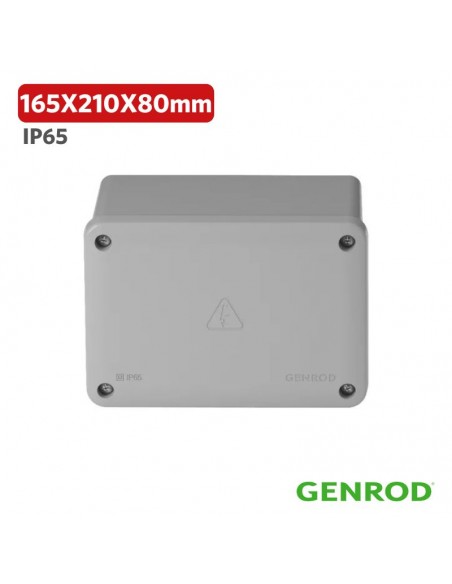 CAJA PASO PVC GENROD 165X210X 80 IP65