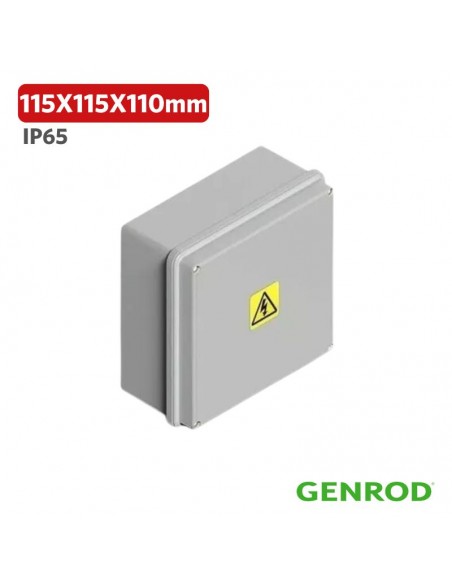 CAJA PASO PVC GENROD 115X115X110 IP65