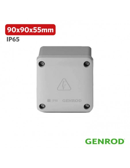 CAJA PASO PVC GENROD 90X90X55 IP65
