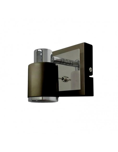 APLIQUE JULITA 1 LUZ GU10 NEGRO CANDIL