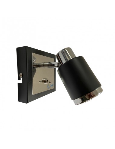 APLIQUE JULITA 1 LUZ GU10 NEGRO CANDIL