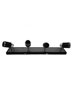 APLIQUE JULITA 4 LUCES GU10 LINEAL NEGRO CANDIL 2