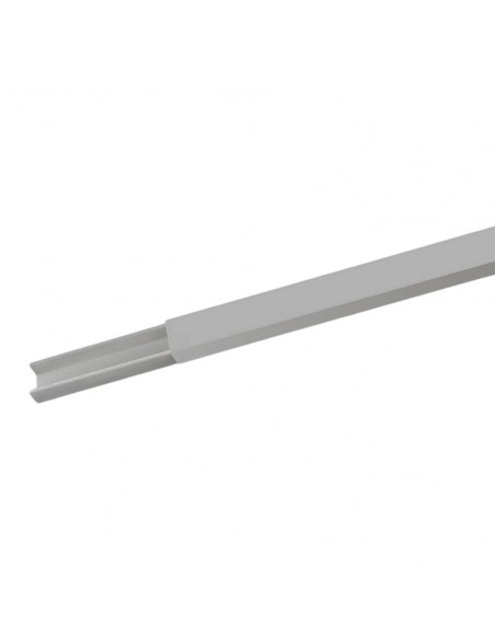 MTS CABLE CANAL   20X10 GRIS SIN ADHESIVO