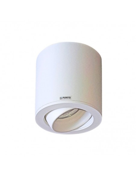 PLAFON DICRO PUNTO HOP CARDANICO BLANCO ALUMINIO