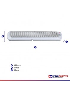 EQUIPO EMERGENCIA LIGHT TRONIC 90 LEDS 2