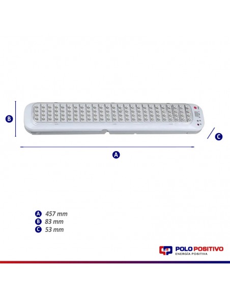 EQUIPO EMERGENCIA LIGHT TRONIC 90 LEDS