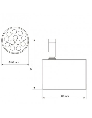 CABEZAL DICRO CILINDRICO 3003 PLATIL