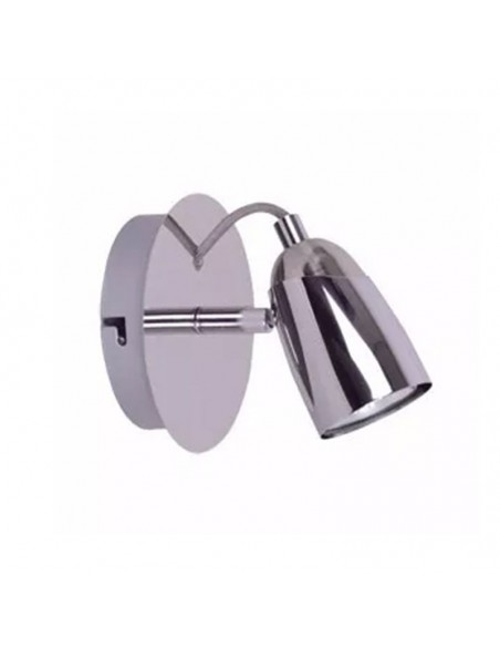 APLIQUE PARED KONUS 1 LUZ GU10 CROMO CANDIL