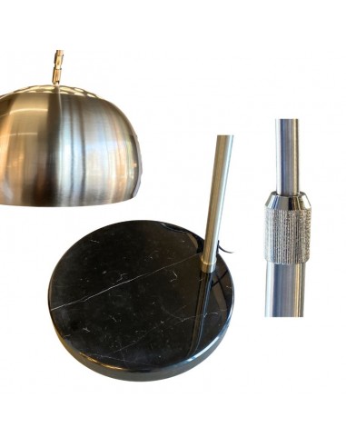 LAMPARA DE PIE ARQUEADA GOAL BASE MARMOL