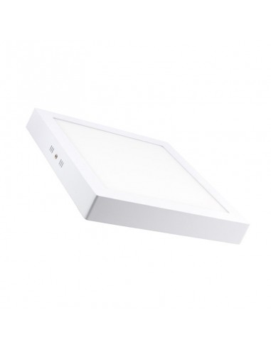 PLAFON LED CUADRADO 18W LUZ FRIA 6000K  BLANCO