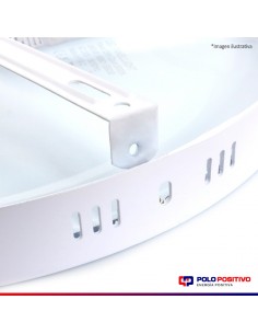 PLAFON LED REDONDO 18W LUZ FRIA 6000K  BLANCO 2
