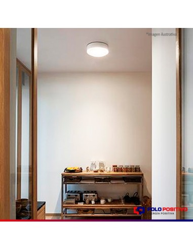 PLAFON LED REDONDO 12W LUZ FRIA 6000K  BLANCO