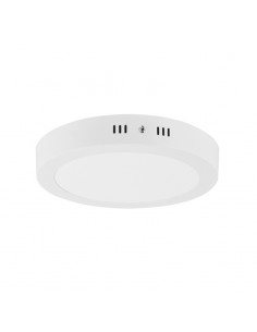 PLAFON LED REDONDO 12W LUZ CALIDA 3000K BLANCO