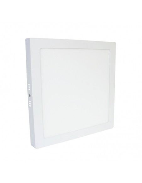 PLAFON LED CUADRADO 24W LUZ CALIDA 3000K BLANCO