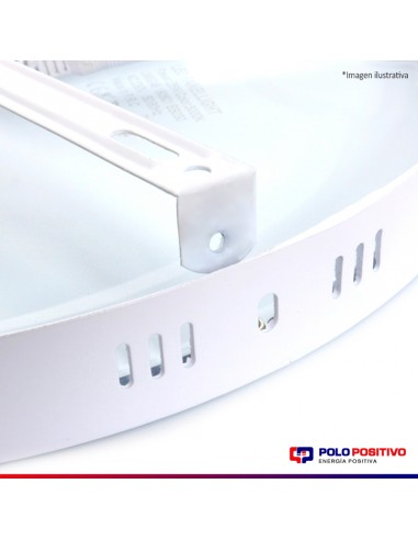 PLAFON LED REDONDO 18W LUZ CALIDA 3000K BLANCO