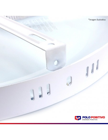 PLAFON LED REDONDO 24W LUZ CALIDA 3000K BLANCO