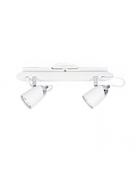 APLIQUE PARED KONUS 2 LUCES GU10 BLANCO CANDIL