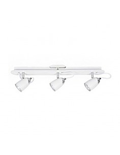 APLIQUE PARED KONUS 3 LUCES GU10 BLANCO CANDIL