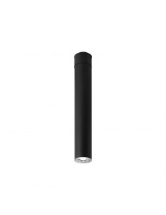 PLAFON DICRO 1 LUZ ARO LARGO NEGRO
