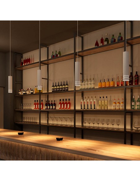 PLAFON DICRO 1 LUZ ARO LARGO NEGRO