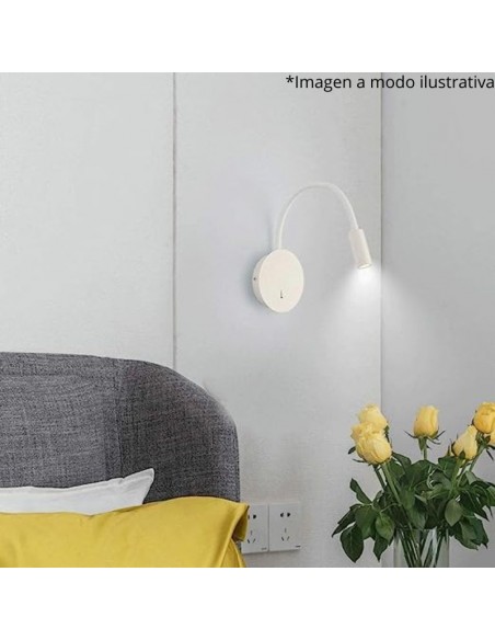 APLIQUE LED WALLER C 3W BLANCO 3000K IP20 LUZ CALIDA