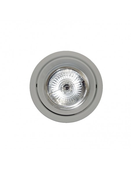 SPOT EMBUTIR AR-111 MOVIL REDONDO ANTIDESLUMB GRIA ALUMAT