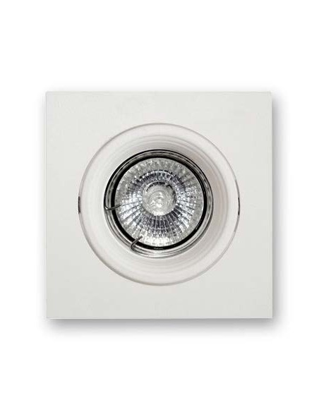 SPOT EMBUTIR DICRO MOVIL CUADRADO 10CM GRIS ALUM