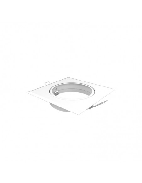 SPOT EMBUTIR AR-111 MOVIL CUADRADO BLANCO TEXT