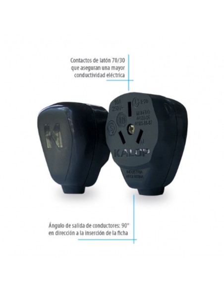 FICHA KALOP LAT HEMBRA 3 PATAS CHATAS BLANCO