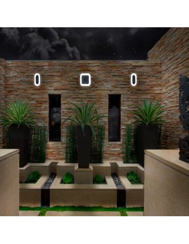 APLIQUE WILLY I CUADRADO LED 9W LUZ CALIDA...