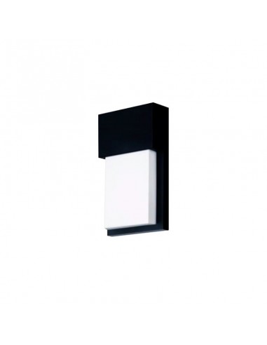 APLIQUE PARED SULLIVAN LED 10W 12X25CM LUZ FRIA 6000K NEGRO