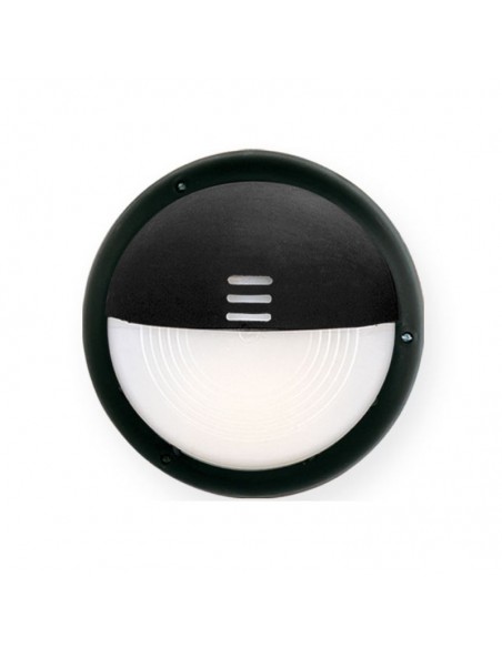 TORTUGA REDONDA POLIPROPILENO C/ VISERA NEGRO E27