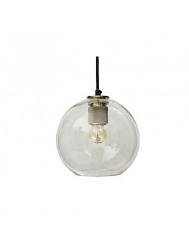 COLGANTE ALDON CRISTAL 1 LUZ E27 ORO 20CM