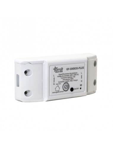 INTERRUPTOR SWITCH SMART WIFI GRALF 16A 1 SALIDA