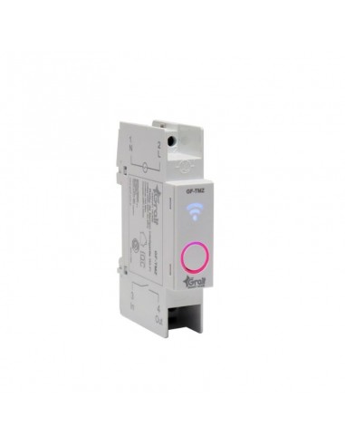 INTERRUPTOR SWITCH SMART WIFI GRALF DIN 16A 1 SALIDA