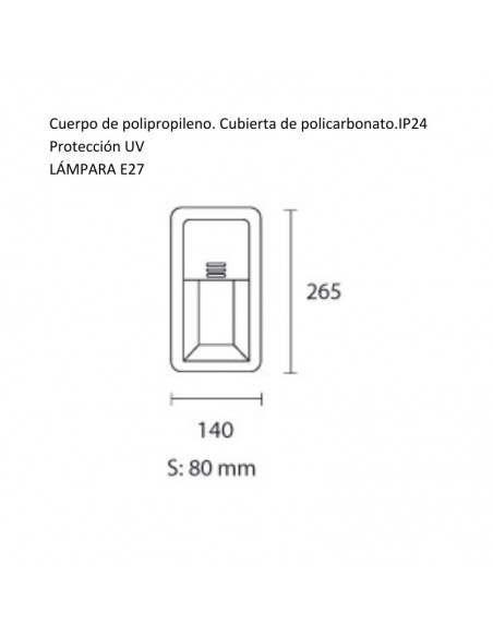 TORTUGA POLIPROPILENO RECTA VISERA LISA NEGRO E27