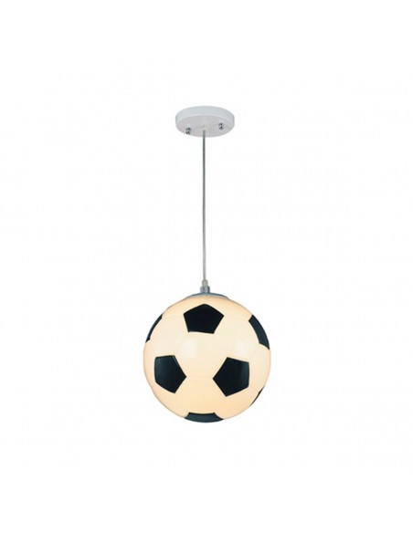 COLGANTE INFANTIL FUTBOL E27 VIDRIO