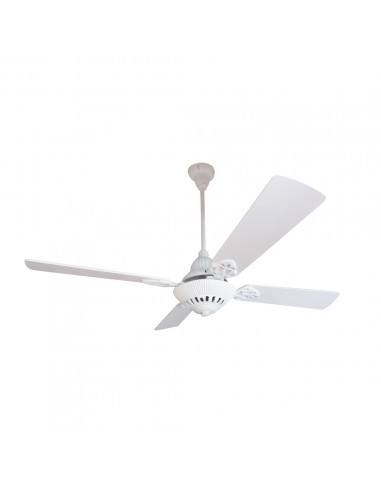 VENTILADOR TECHO MADERA 4 PAL 5 VELOC BLANCO