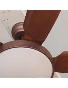 VENTILADOR TECHO 5 PAL SAT MARRON 2