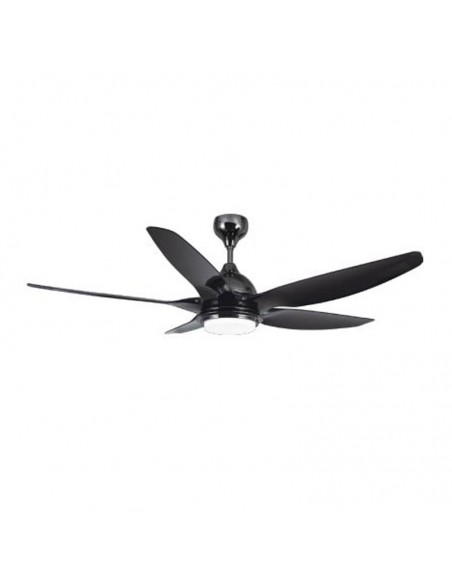 VENTILADOR TECHO  5 PAL GRIS PLATA NEGRO